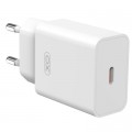 XO Зарядний пристрій XO L126 20W USB-C PD White (L126_White)
