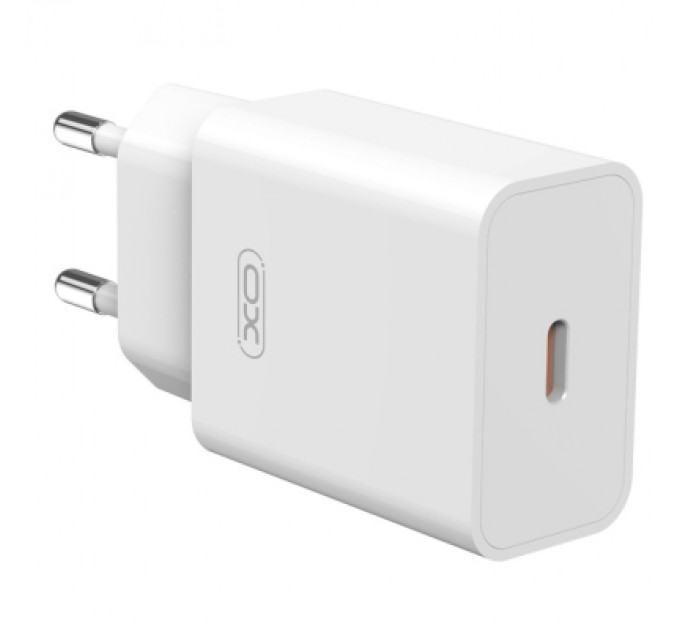 XO Зарядний пристрій XO L126 20W USB-C PD White (L126_White)