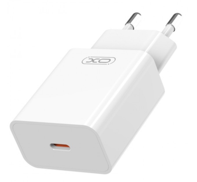 XO Зарядний пристрій XO L126 20W USB-C PD White (L126_White)