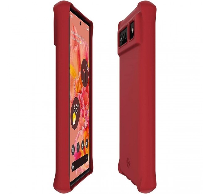 ITSKINS Чохол-накладка ItSkins Hybrid Silk для Google Pixel 6 Red (GGP6-HBURN-CHRD)