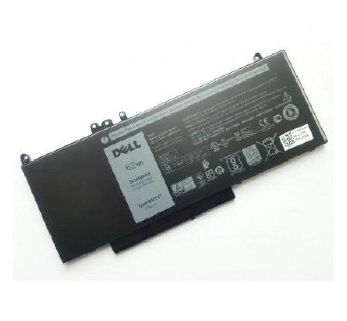 Акумулятор до ноутбука Dell Latitude E5570 6MT4T, 7750mAh (62Wh), 4cell, 7.6V, Li-ion (A47176)