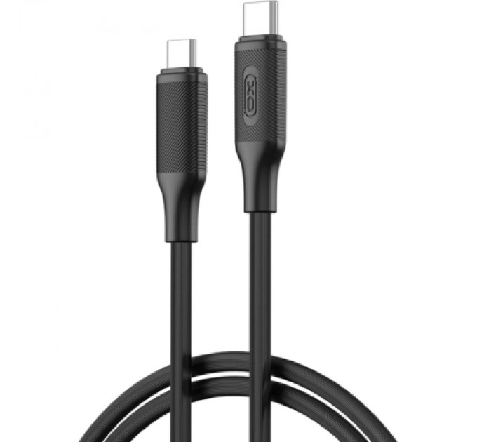 XO Дата кабель USB-C to USB-C NBQ265B-CC black XO (NB-Q265B-CC.black)