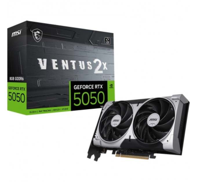 Відеокарта MSI GeForce RTX5050 8Gb VENTUS 2X OC (RTX 5050 8G VENTUS 2X OC)