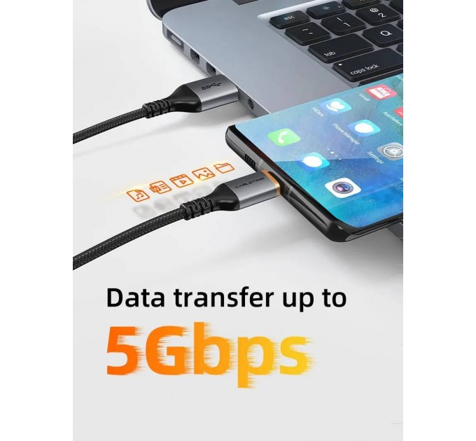 Cabletime Кабель Cabletime USB Type-C - USB (M/M), 2 м, Black (CA40H)