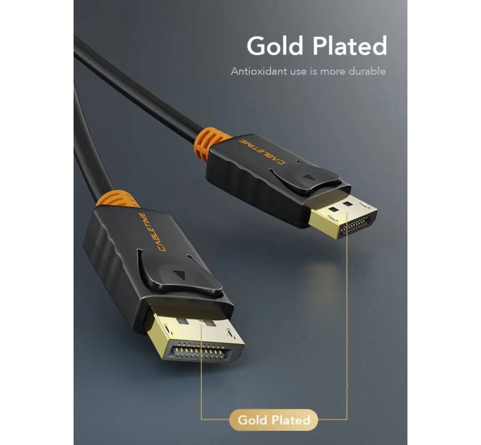 Cabletime Кабель Cabletime DisplayPort - DisplayPort V 1.2 (M/M), 3 м Black (CD21N)