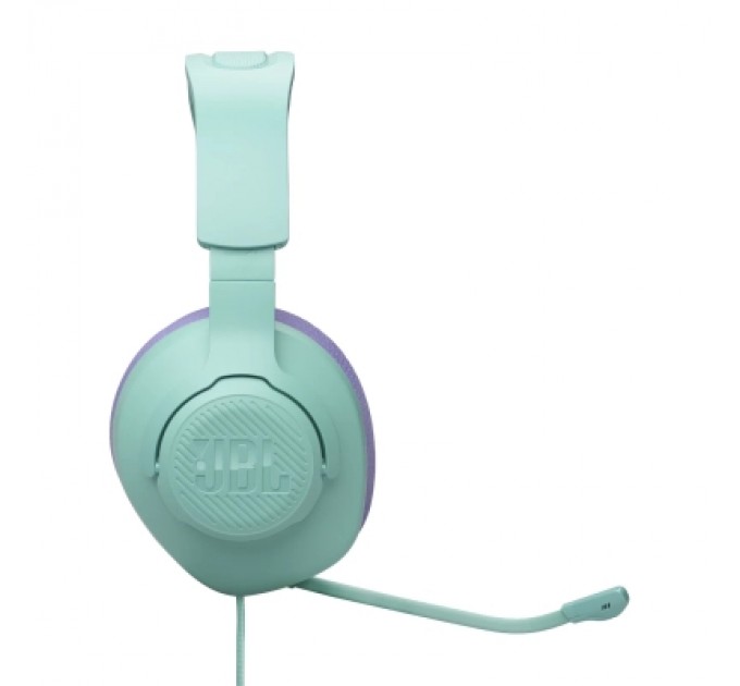 Навушники JBL Quantum 100M2 Cyan (JBLQTUM100M2CYN)