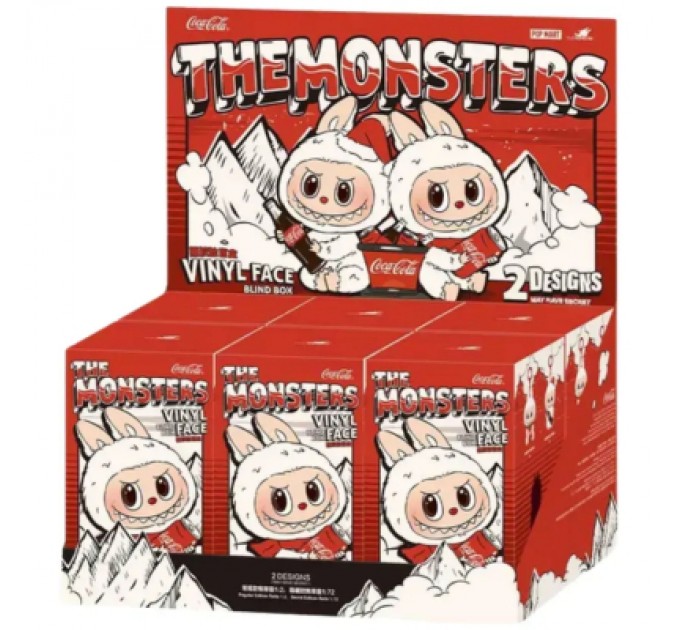 No Brand М'яка іграшка No Brand сюрприз Labubu Coca-Cola Surprise, 17 см, Mix color, темний пакет (YT42167)