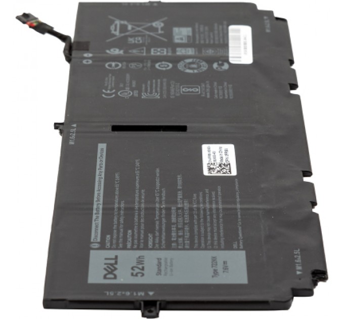 Dell Акумулятор до ноутбука Dell XPS 13 9300 (722KK) 7.6V 6500mAh (NB441983)