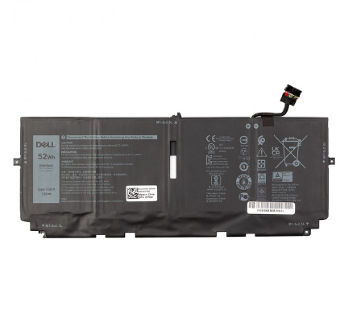 Dell Акумулятор до ноутбука Dell XPS 13 9300 (722KK) 7.6V 6500mAh (NB441983)