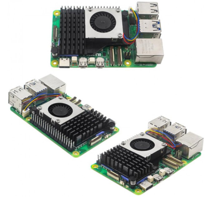 Raspberry Pi Радіатор охолодження Raspberry Pi з вентилятором для Raspberry Pi 5 (RA800)