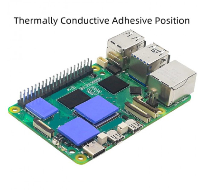 Raspberry Pi Радіатор охолодження Raspberry Pi з вентилятором для Raspberry Pi 5 (RA800)