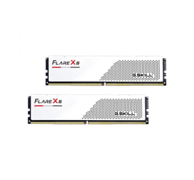 G.Skill Модуль пам'яті для комп'ютера DDR5 48GB (2x24GB) 6000 MHz Flare X5 Matte White G.Skill (F5-6000J3036F24GX2-FX5W)