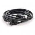 Ritar Патч-корд 5м, UTP, Cat.6, RJ45, CU, black Ritar (PCR-CU6/5Bk)