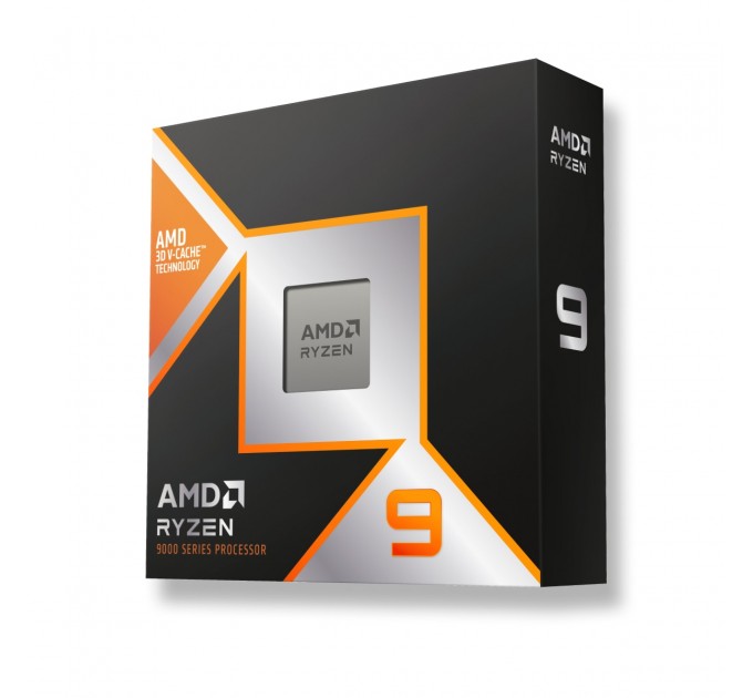 AMD ПроцесорAMD Ryzen 9 9900X3D (4.4GHz 128MB 120W AM5) Box (100-100001368WOF)