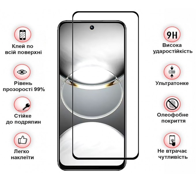 BeCover Захисне скло BeCover для Tecno Spark 30C 4G/5G Black (712319)