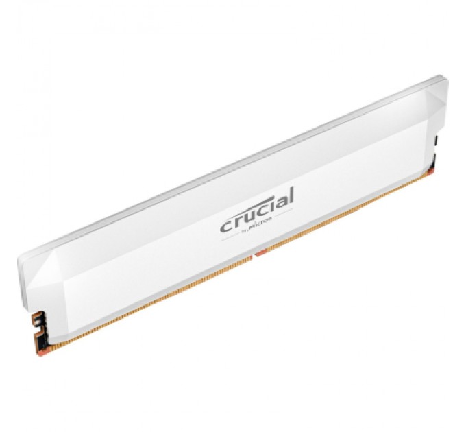 Модуль пам'яті для комп'ютера DDR5 16GB 6400 MHz Pro Overclocking White Micron (CP16G64C38U5W)