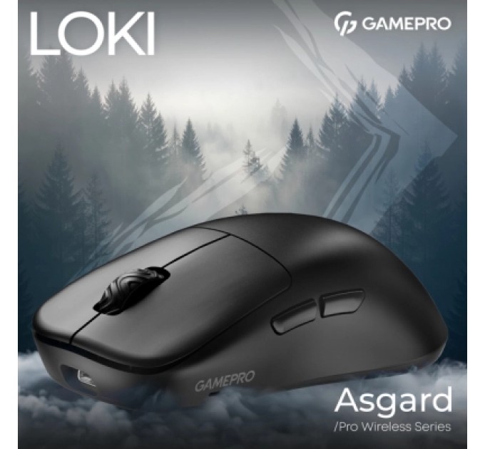 GamePro Мишка GamePro Asgard Loki Wireless/USB Black (GM022B)