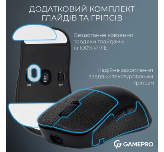 GamePro Мишка GamePro Asgard Loki Wireless/USB Black (GM022B)