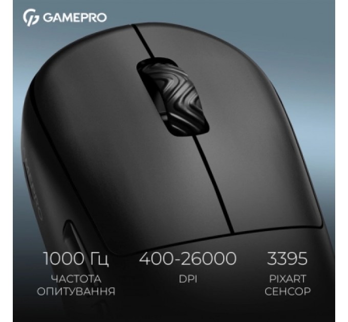 GamePro Мишка GamePro Asgard Loki Wireless/USB Black (GM022B)