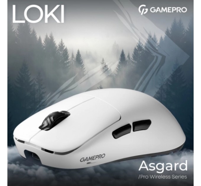 GamePro Мишка GamePro Asgard Loki Wireless/USB White (GM022W)