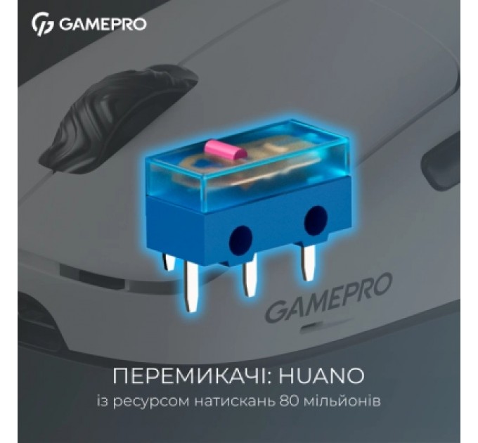 GamePro Мишка GamePro Asgard Loki Wireless/USB White (GM022W)