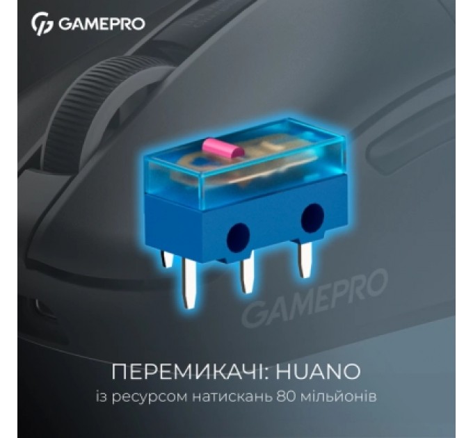 GamePro Мишка GamePro Asgard Thor Wireless/Bluetooth/USB Black (GM023B)