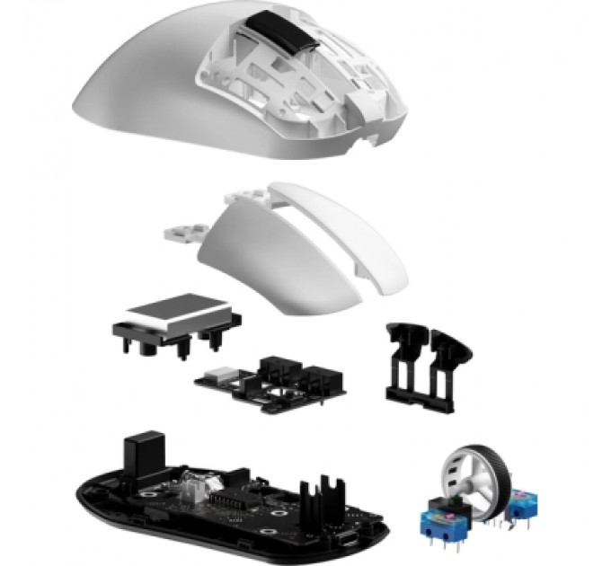 Мишка GamePro Asgard Thor Wireless/Bluetooth/USB White (GM023W)