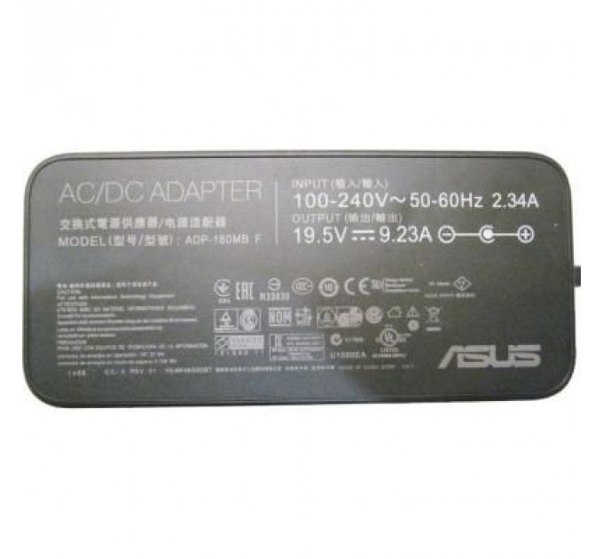 Блок живлення до ноутбуку ASUS 180W 19.5V, 9.23A, разъем 5.5/2.5, F Slim-корпус (ADP-180MB)