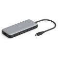 Док-станція USB-C, 8 портів, 2xHDMI, 3xUSB3.0, 1xRJ45, 1xSD, 1xMicroSD, 1xUSB-CPD  DA-70915 DIGITUS by ASSMANN