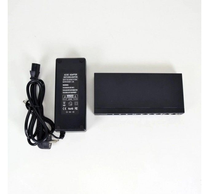 Atis POE комутатор ATIS PoE-1010-8P/250m/8L