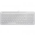 Клавіатура Maxxter KB-01W-UA USB White (KB-01W-UA)