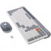 Maxxter Комплект Maxxter KMS-WCM-03G-UA Wireless Gray/White (KMS-WCM-03G-UA)