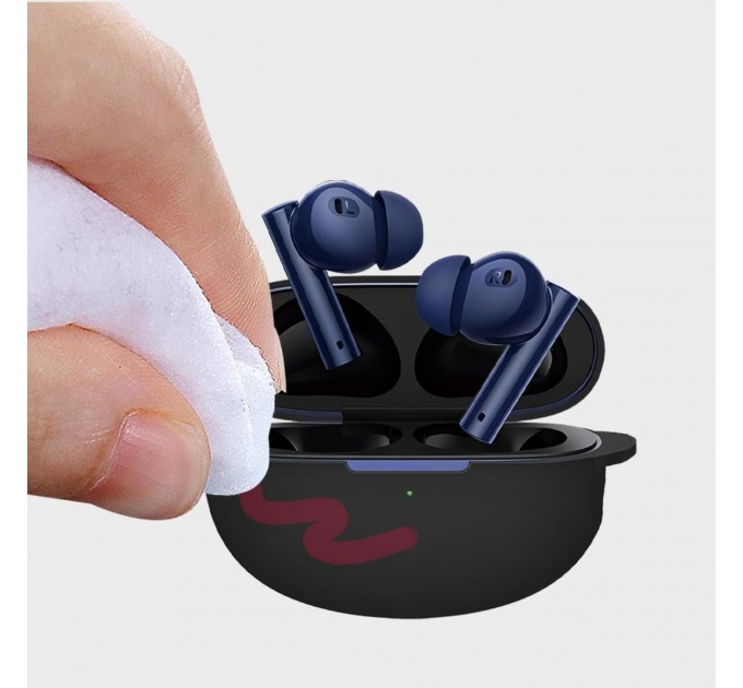 BeCover Чохол для навушників BeCover Silicon для Realme Buds Air 6 Pro Black (712018)