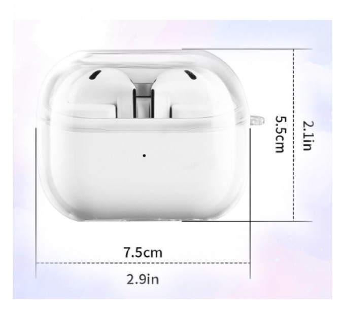 BeCover Чохол для навушників BeCover Soft TPU для Samsung Galaxy Buds 3 Pro Transparent (712007)