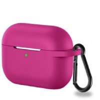 Чохол для навушників BeCover Silicon для Apple AirPods Pro Rose Red (704489)