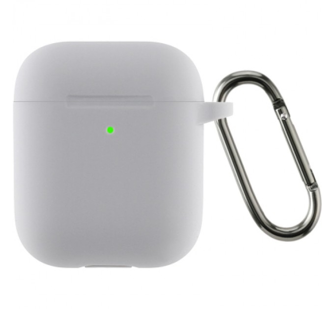 Armorstandart Чохол для навушників Armorstandart Ultrathin Silicone Case With Hook для Apple AirPods 2 Light Grey (ARM59685)