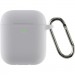 Armorstandart Чохол для навушників Armorstandart Ultrathin Silicone Case With Hook для Apple AirPods 2 Light Grey (ARM59685)