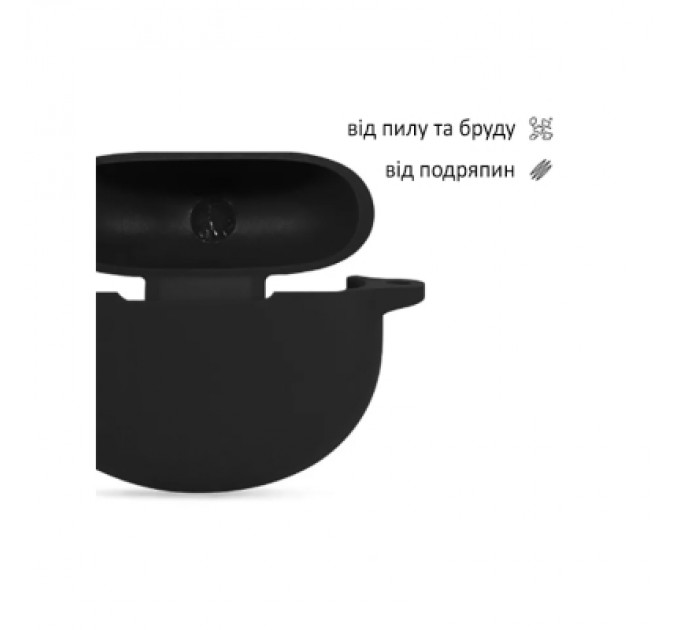 BeCover Чохол для навушників BeCover Silicon для Xiaomi Redmi Buds 4 Active Black (710176)