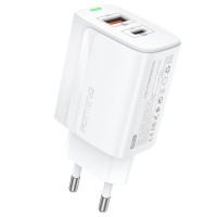 Зарядний пристрій Foneng Foneng EU66 (USBх3A, USB-Cх3A,) 20W White (EU66-CH-W)