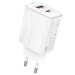 Foneng Зарядний пристрій Foneng Foneng EU66 (USBх3A, USB-Cх3A,) 20W White (EU66-CH-W)