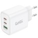 Foneng Зарядний пристрій Foneng GaN10 (1хUSB, 2хUSB-C) 65W White (GaN10-EU-CH-TC-W) + кабель USB Type-C
