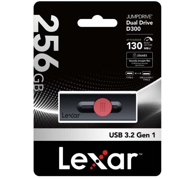Флеш-пам'ять (накопичувач USB) USB3.2 256GB LJDD300256G-BNBNG LEXAR