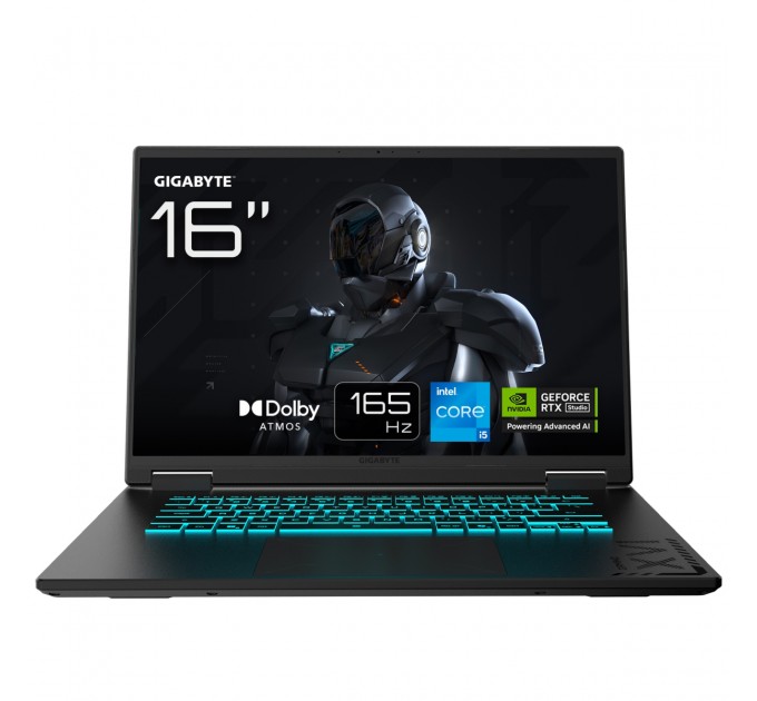 GIGABYTE Ноутбук Gigabyte A16 (CTHH3UA893SD) Black Steel