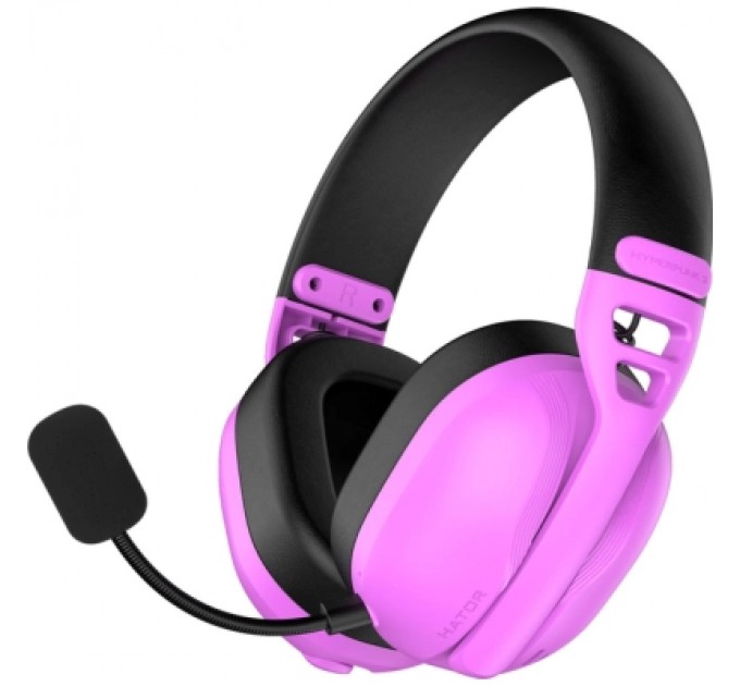 Hator Навушники Hator Hyperpunk 3 Wireless Hi-Res SyncHUB connection Cyber Violet (ESH19)