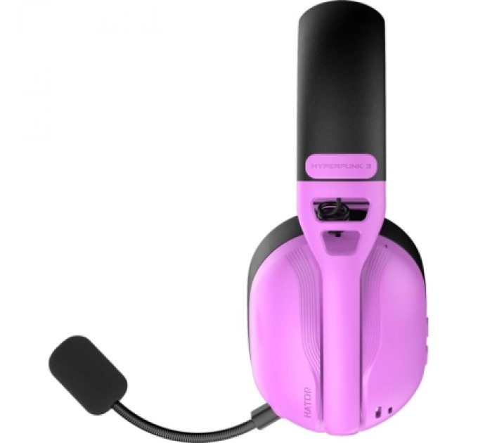 Hator Навушники Hator Hyperpunk 3 Wireless Hi-Res SyncHUB connection Cyber Violet (ESH19)