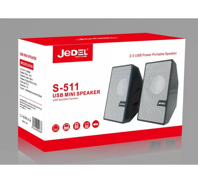 Jedel Акустична система Jedel S-511 Black