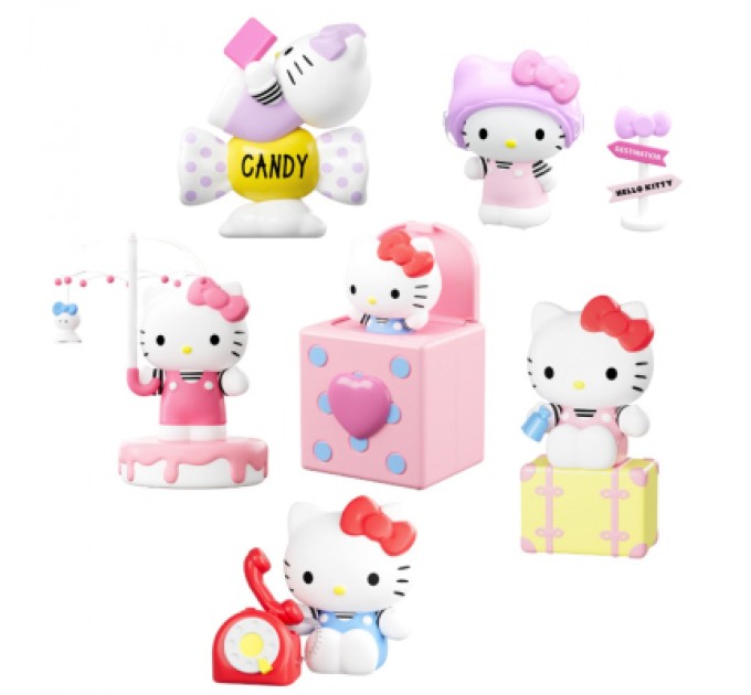 Ігровий набір Pop Top Механічна іграшка-сюрприз Hello Kitty – Милий сигнал (24MDL-002)