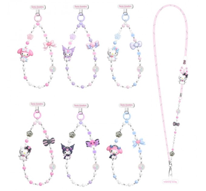 Ігровий набір Pop Top Ланцюжок для телефону Hello Kitty та друзі – Милий стиль в асортименті (25SM-008)