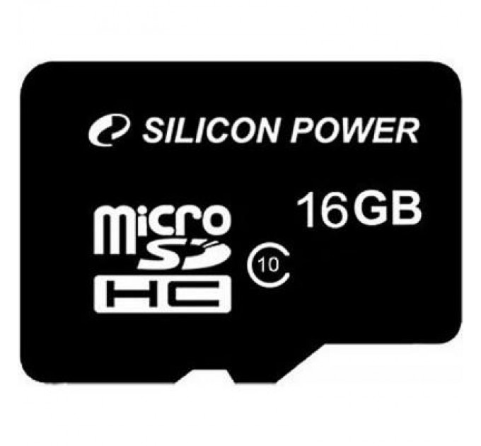 Silicon Power Карта пам'яті Silicon Power 16Gb MicroSD class 10 (SP016GBSTH010V10SP)