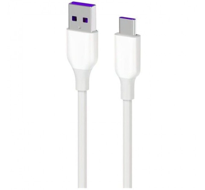 2E Дата кабель USB 2.0 AM to USB-C 1.0m Glow white 2E (2E-CCAC-WH_)